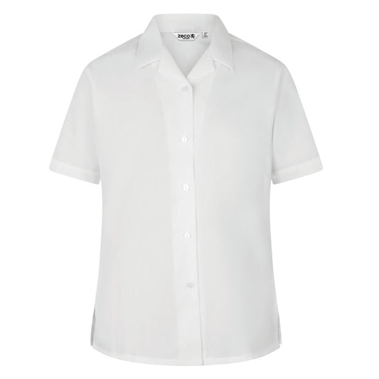 GIRLS SHORT SLEEVE NON-IRON BLOUSE (36" - 42")