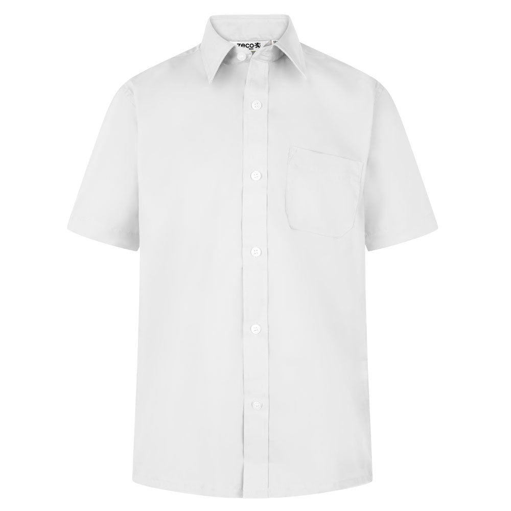 BOYS SHORT SLEEVE NON-IRON SHIRT (11-13)